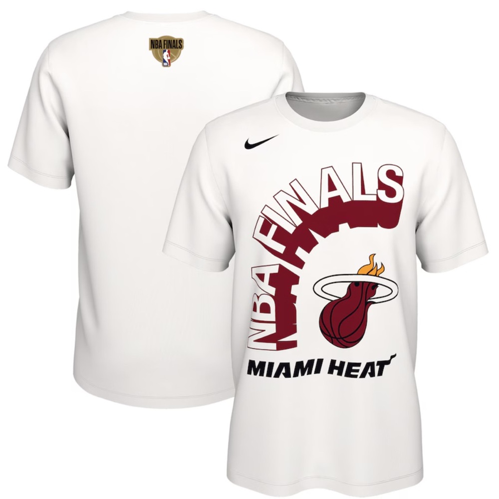 Miami Heat Nike White 2020 NBA
Finals Bound T-Shirt - Size L